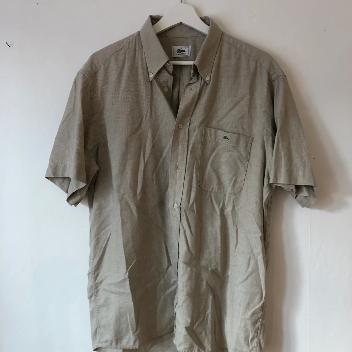 Vintage Lacoste skjorta strl M