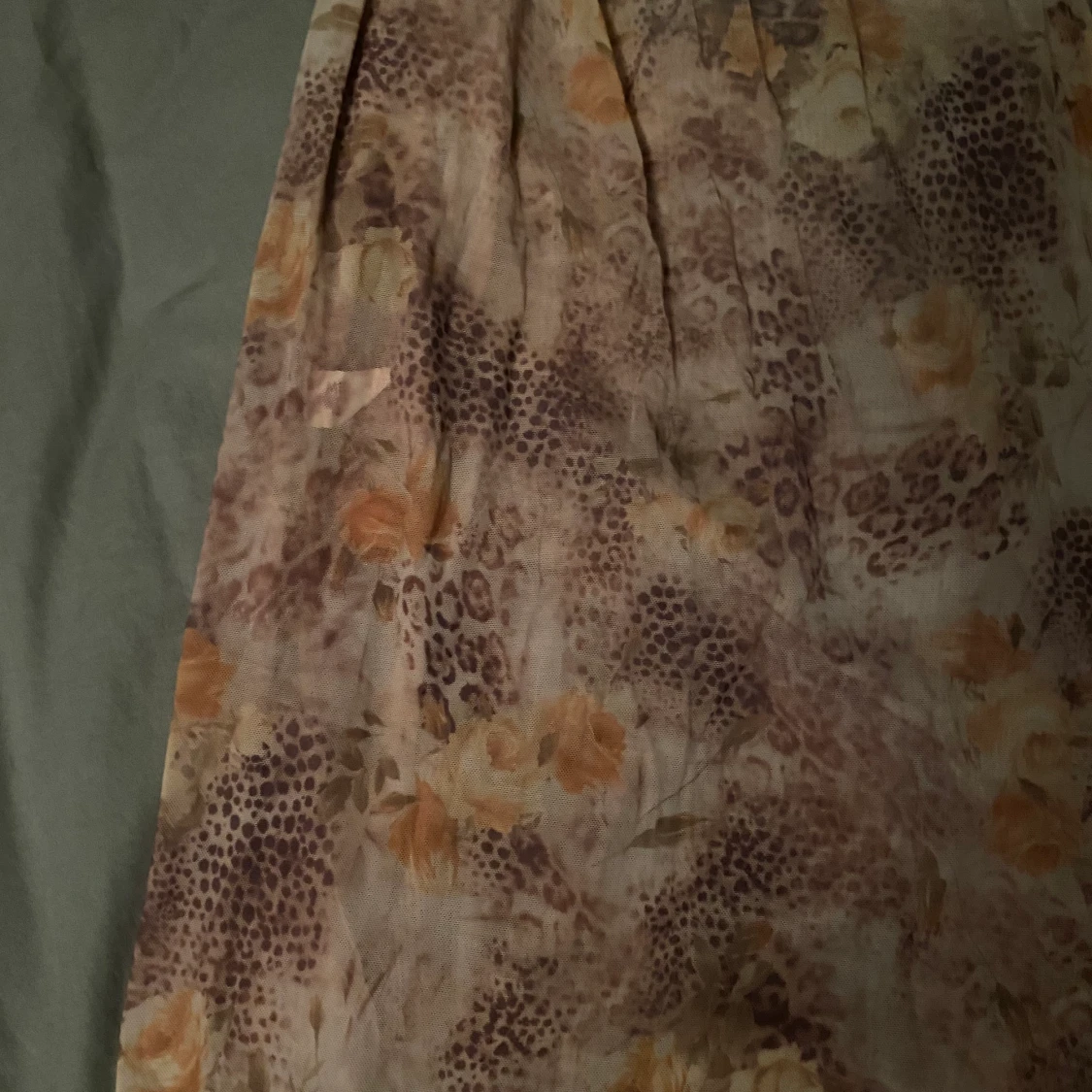 Somrig klänning gul leopard - 90