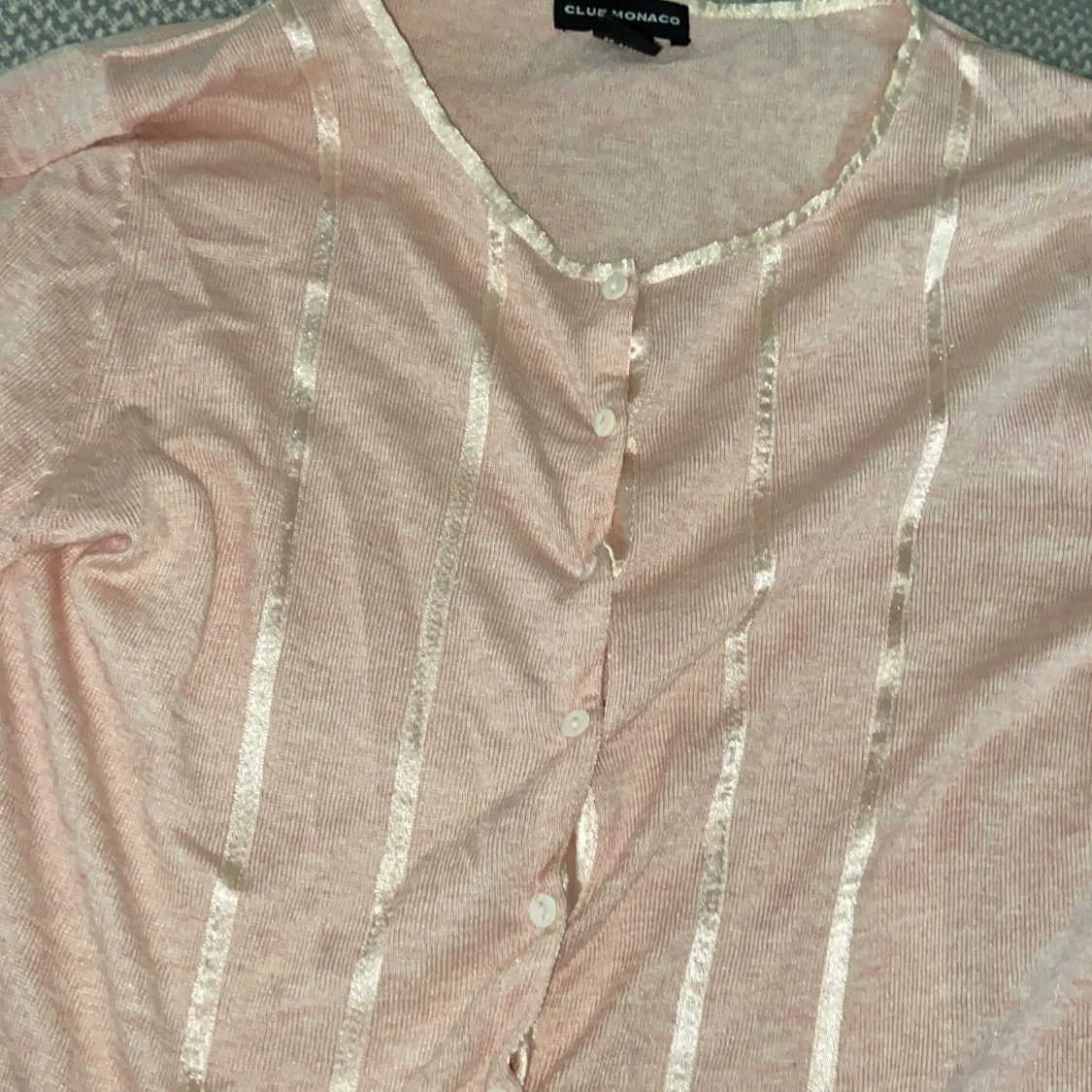 Lyxig Club Monaco kofta i silke  - 90