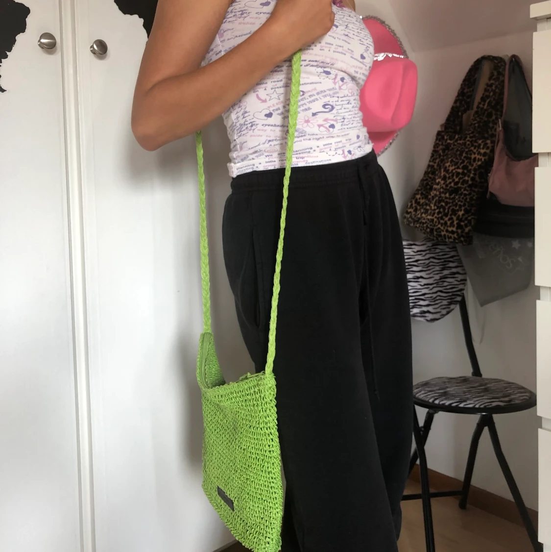 Lång grön väska🧃