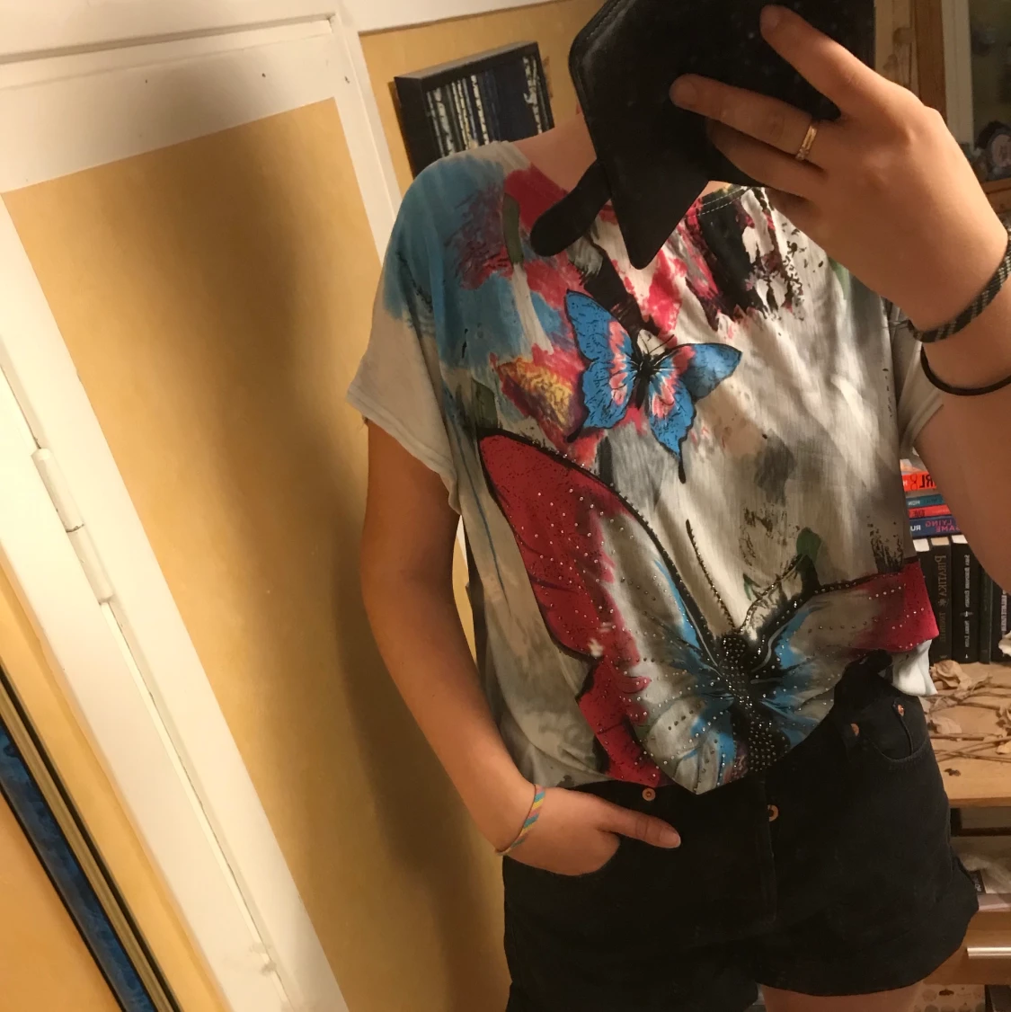 Färggrann top strl M/L