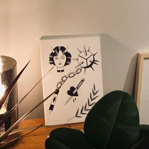 Handmålade tavlor - Min pojkvän ritar tavlor för hand och ville kolla om någon eller några är intresserade av dessa, går att önska simpelt motiv om man vill. De kostar ca 80 kr att göra och tar ca 1,5-3h, säljs för 150-250 kr st.       Hör av er 💕💕