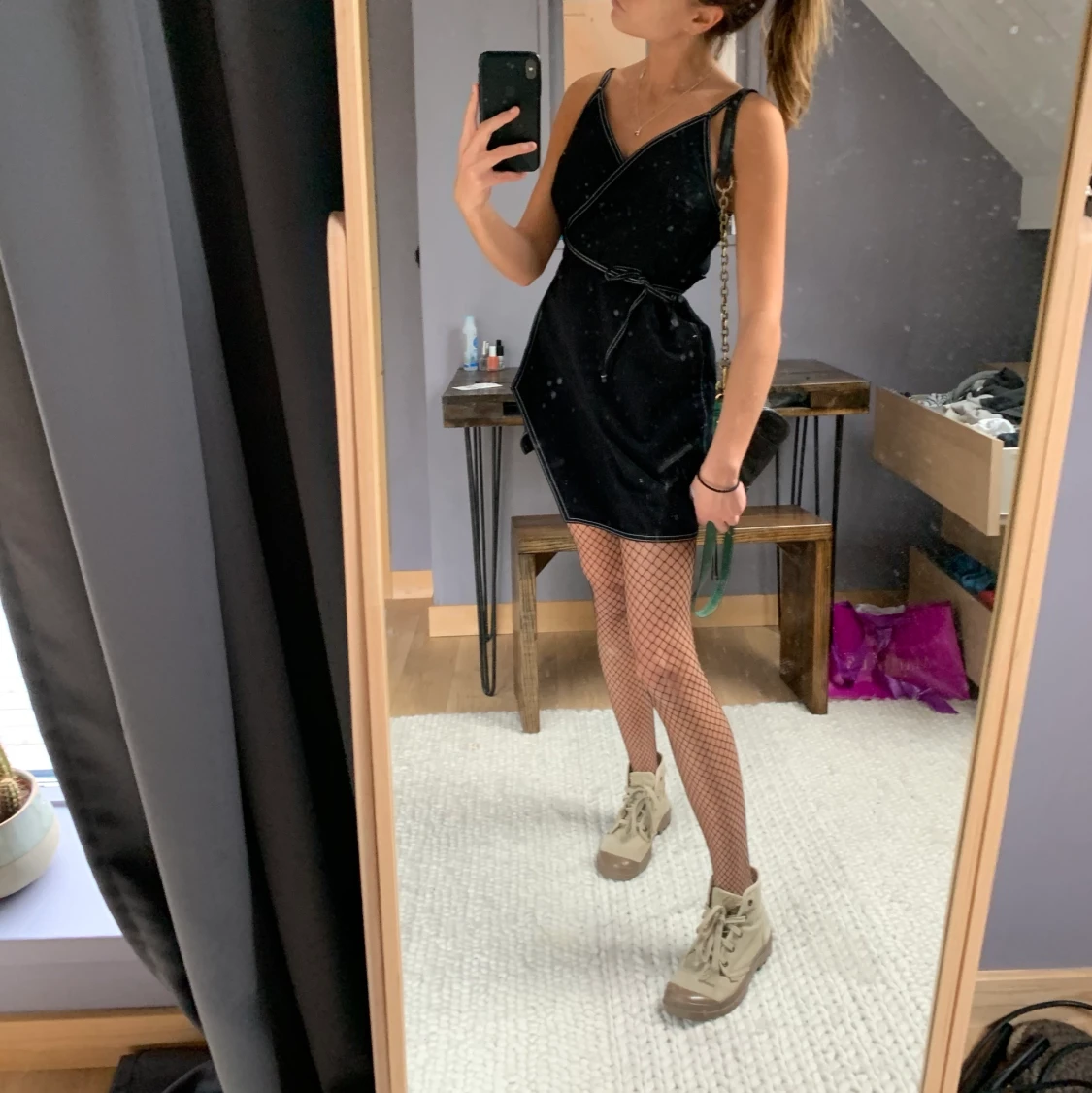 Miniklänning med knytning! - 91