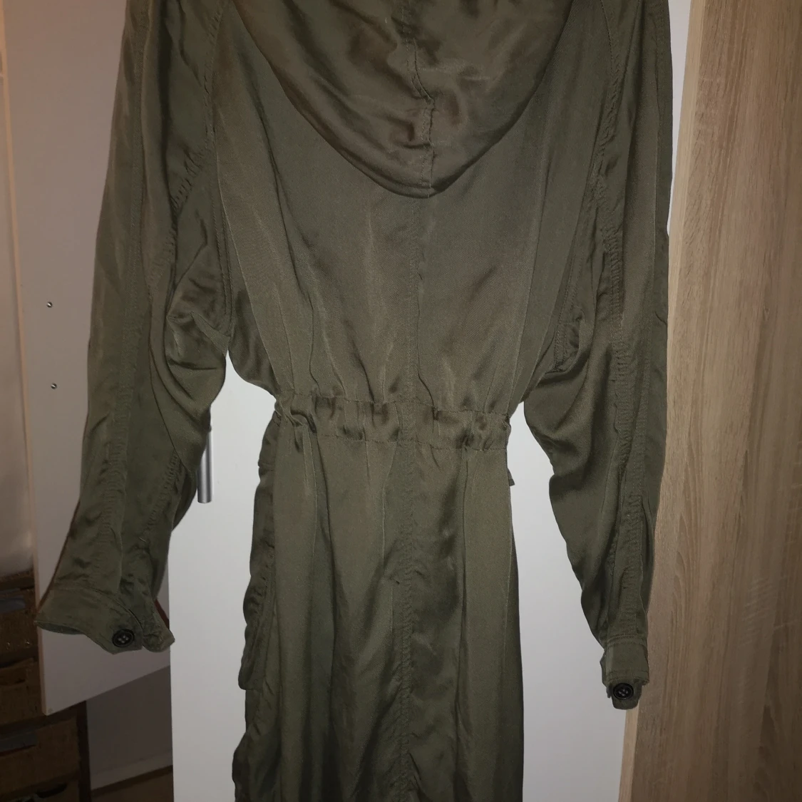 Militärgrön jacka parka från lindex s m - 91