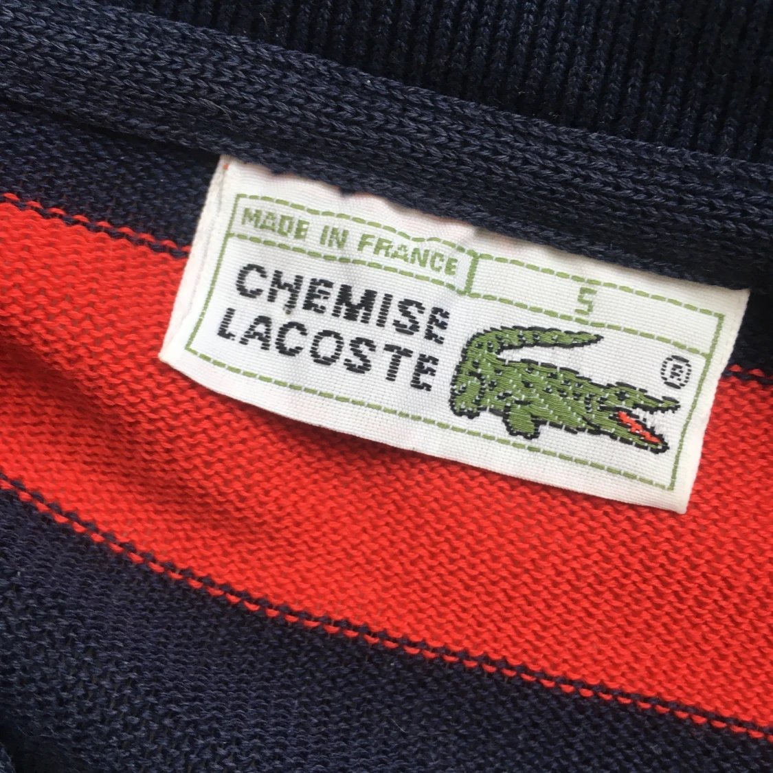 1980s RANDIG LACOSTETRÖJA ❤️ - 91