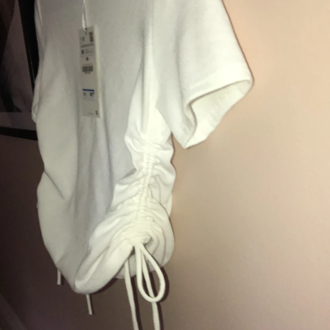 tshirt med snörning  - 91