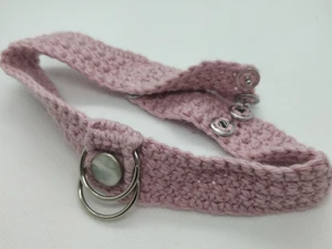 Virkad Rosa Choker💘 - 💘Virkad Choker💘 Två längder: 34cm eller 39cm🌼