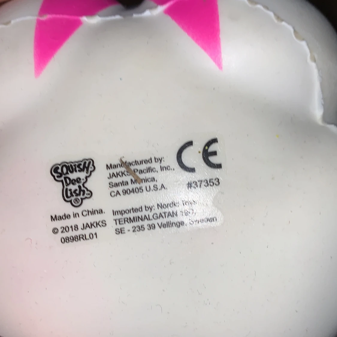 Jättestor unicorn squishy - 90