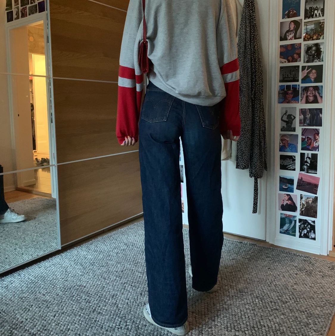 LEVIS ribcage wide leg jeans