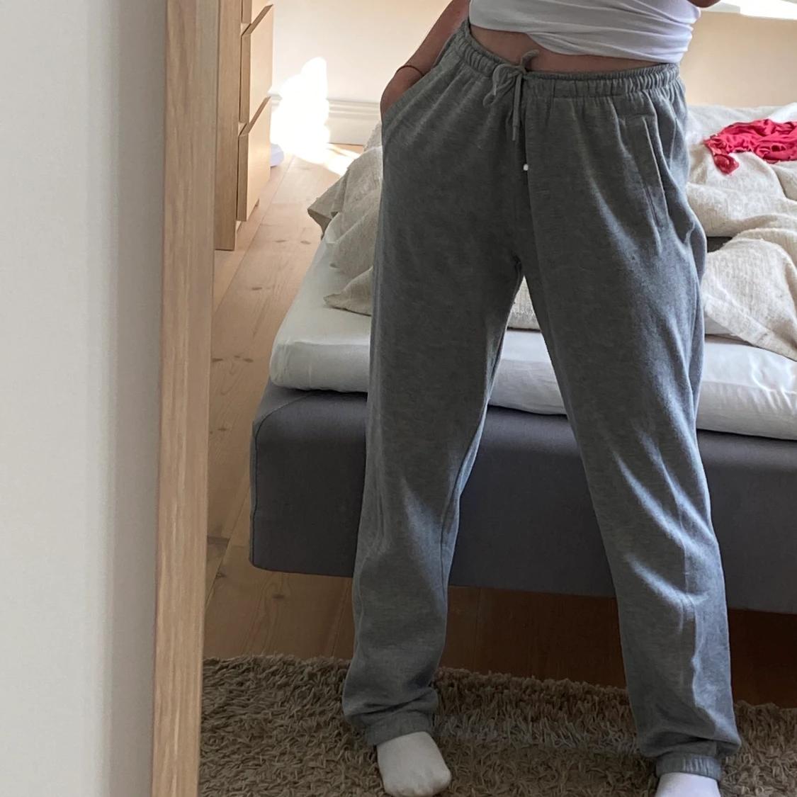 Grå mjukisbyxor!💞