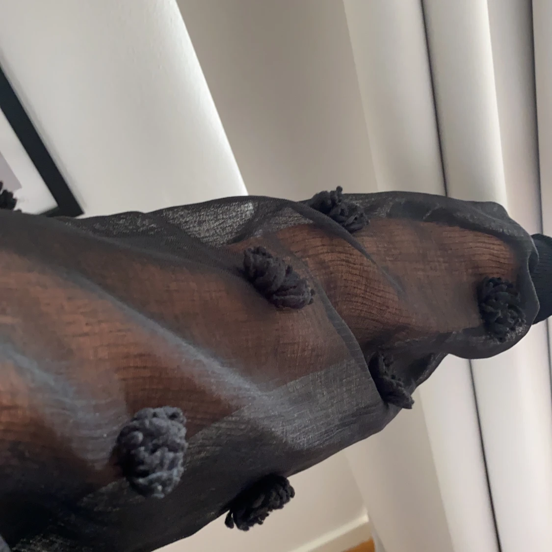 Zara topp med mesh ärmar - 91