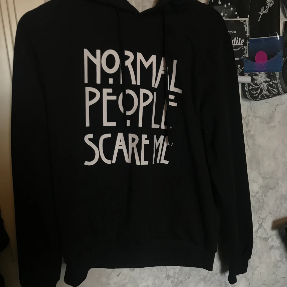 Normal people scare me hoodie
