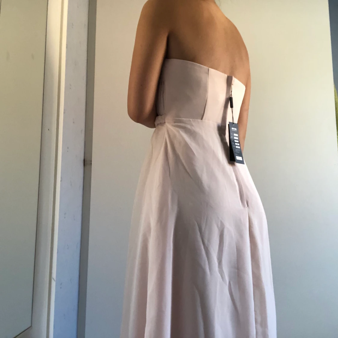 Puderrosa maxiklänning - 90