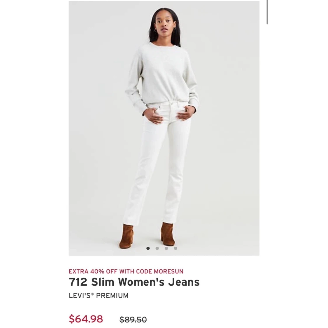 Vita Slim Fit Jeans Levis - 90