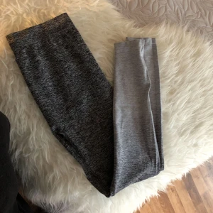  - Tränings tights i stl s/m🌸 Gråa i ombre, seamless.