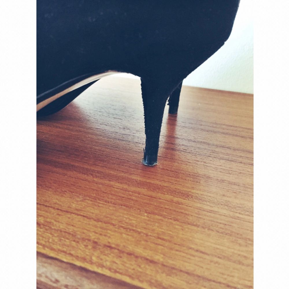 Skor med smal tax-klack från Zara | Plick Second Hand