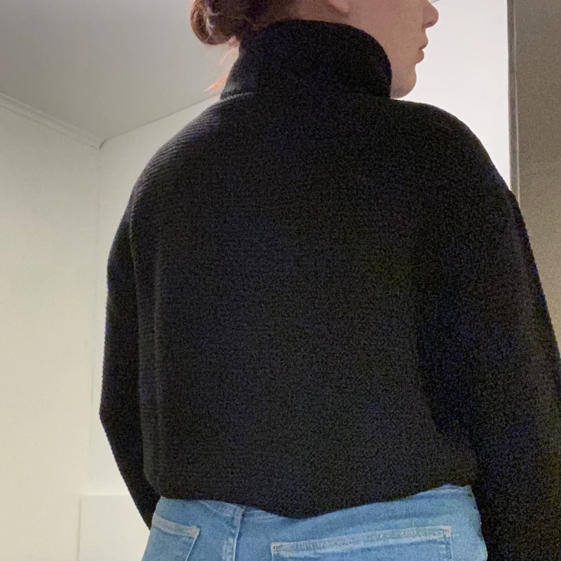 Svart turtle neck tröja