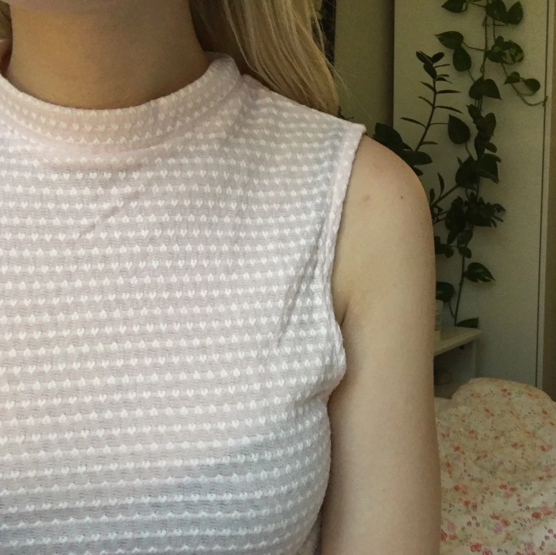 Pastellrosa topp - 91