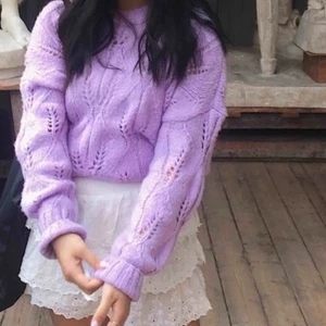 Stickad tröja - Super duper mysig pastell lila stickad tröja från Vero Moda💜💜  perfekt inför det kalla vädret🧸🧸