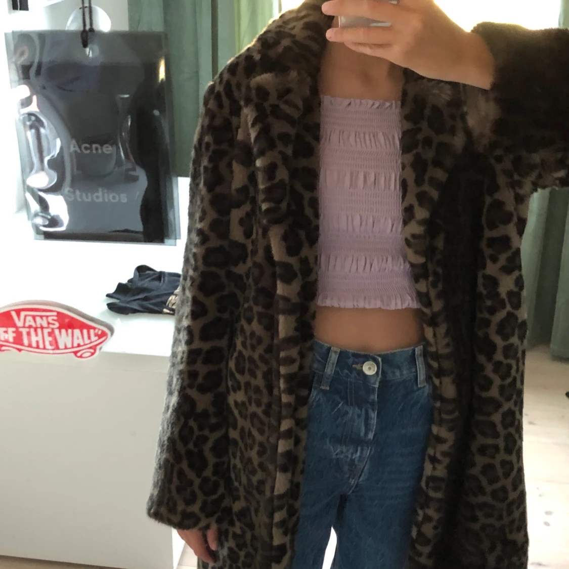 Päls mantel storlek 36