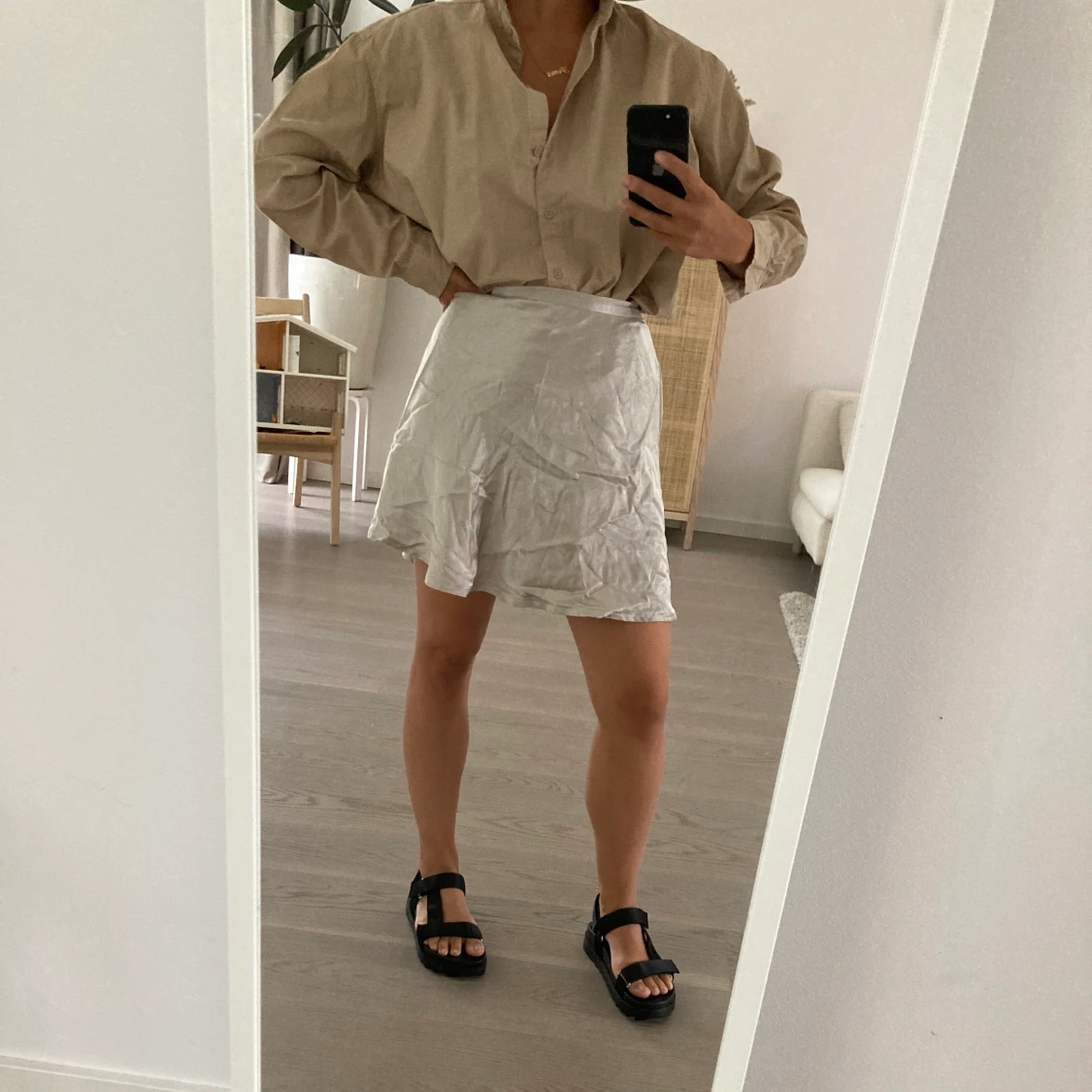 Siden kjol (ej struken i bild) 