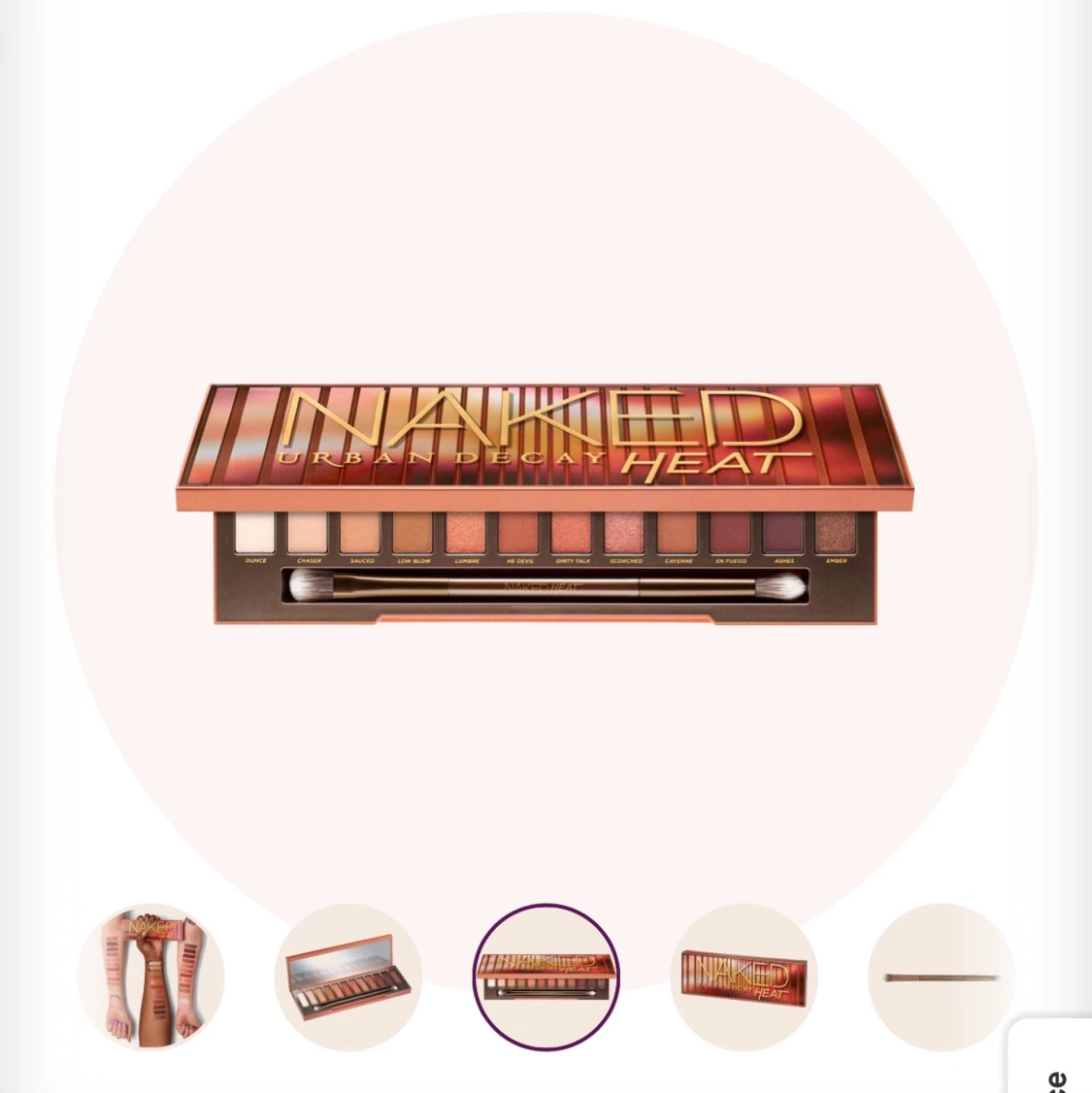 Helt ny, Urban Decay palette.  - 90