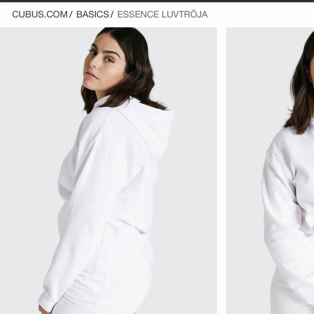 En helt vanligt vit hoodie från Cubus. Knappt använd så i bra skick. Nice, go och mjuk på insidan. Fri frakt!!. Hoodies.