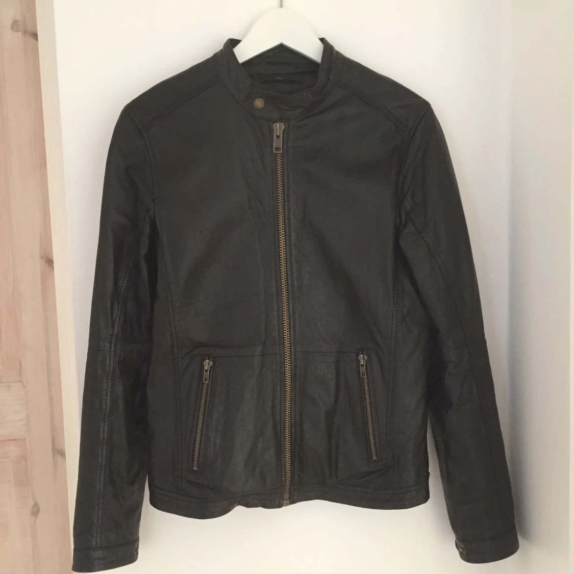 Human scales 46 läderjacka