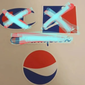 Röd blåa stickers - Snygag klistermärken för skit bra pris💁🏻‍♀️ 1 för 3 kr, 4 för 10 kr🤌🏽frakten kan diskuteras 😈