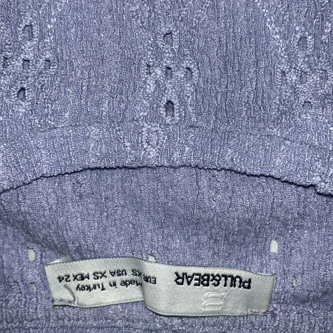 Lila spets magtröja - 91