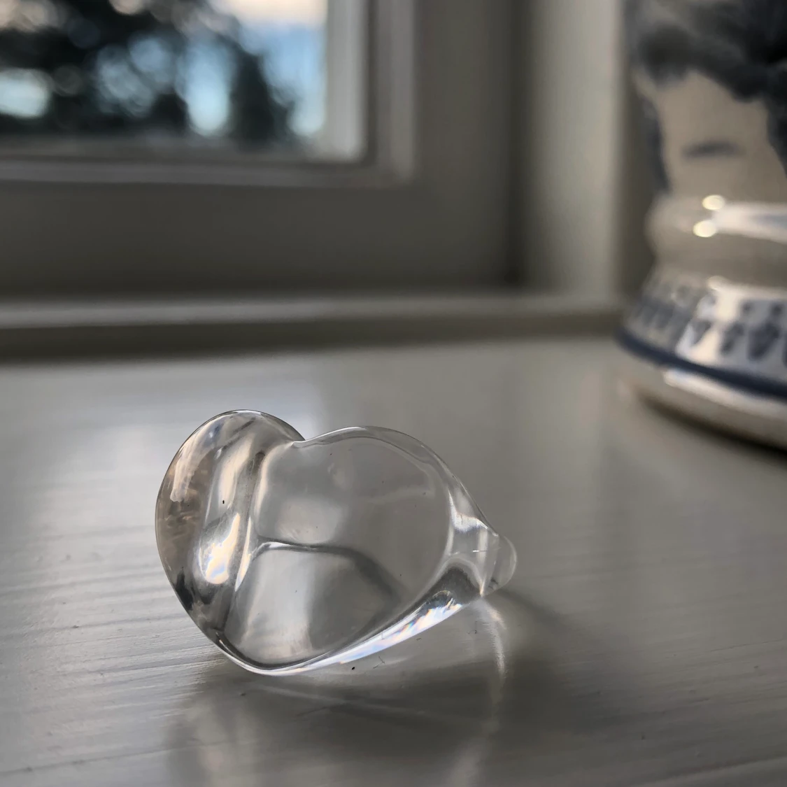 Genomskinlig ring - 90