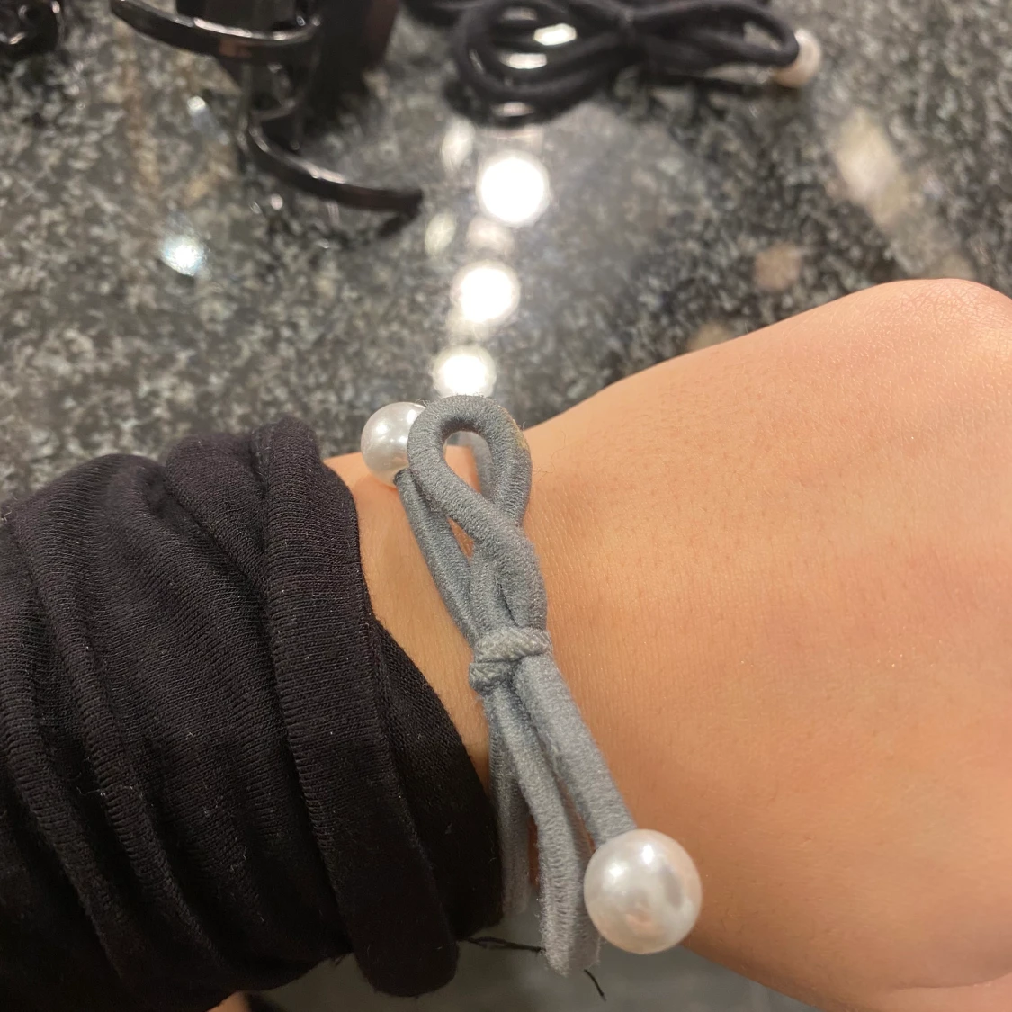 Armband/hårsnodd - 90