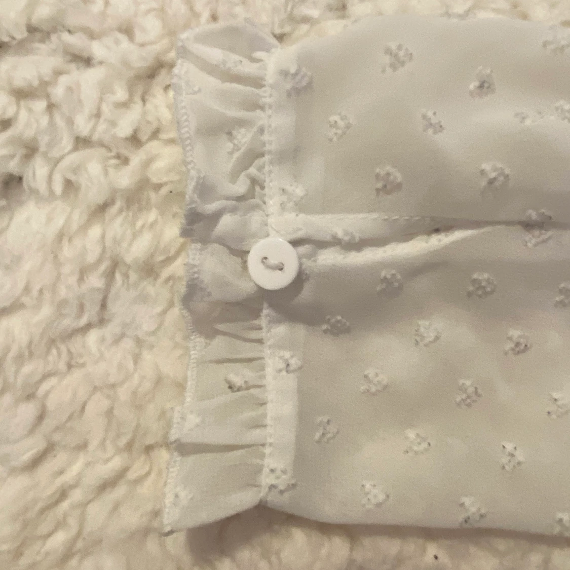 H&M white blouse ,size M - 91