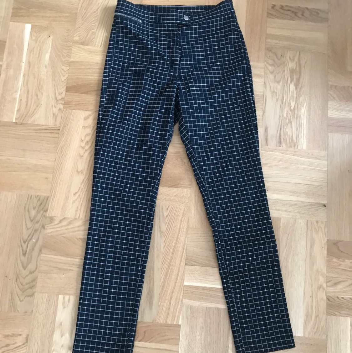 Rutiga hm byxor - 90