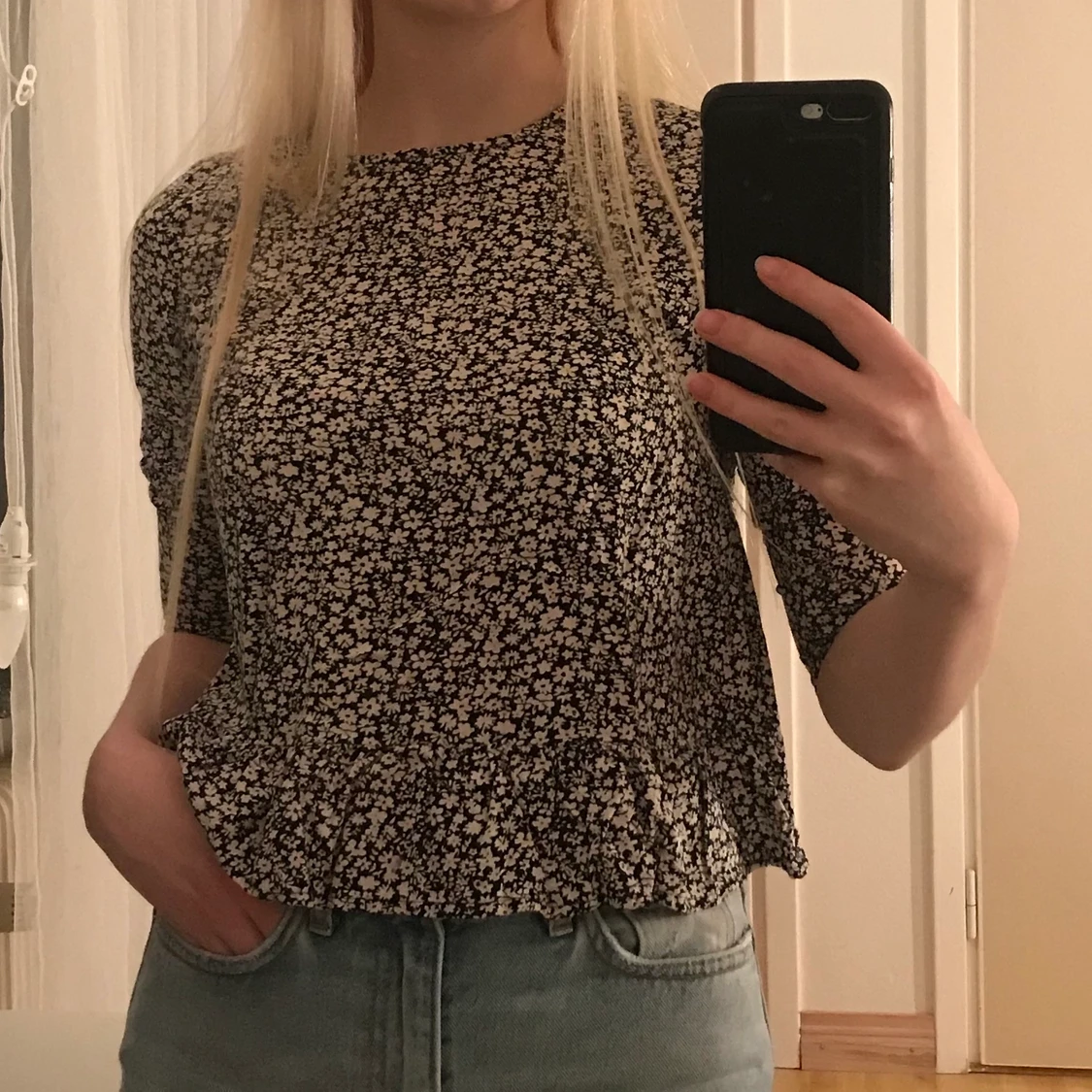 Sötblus med volang💕✨