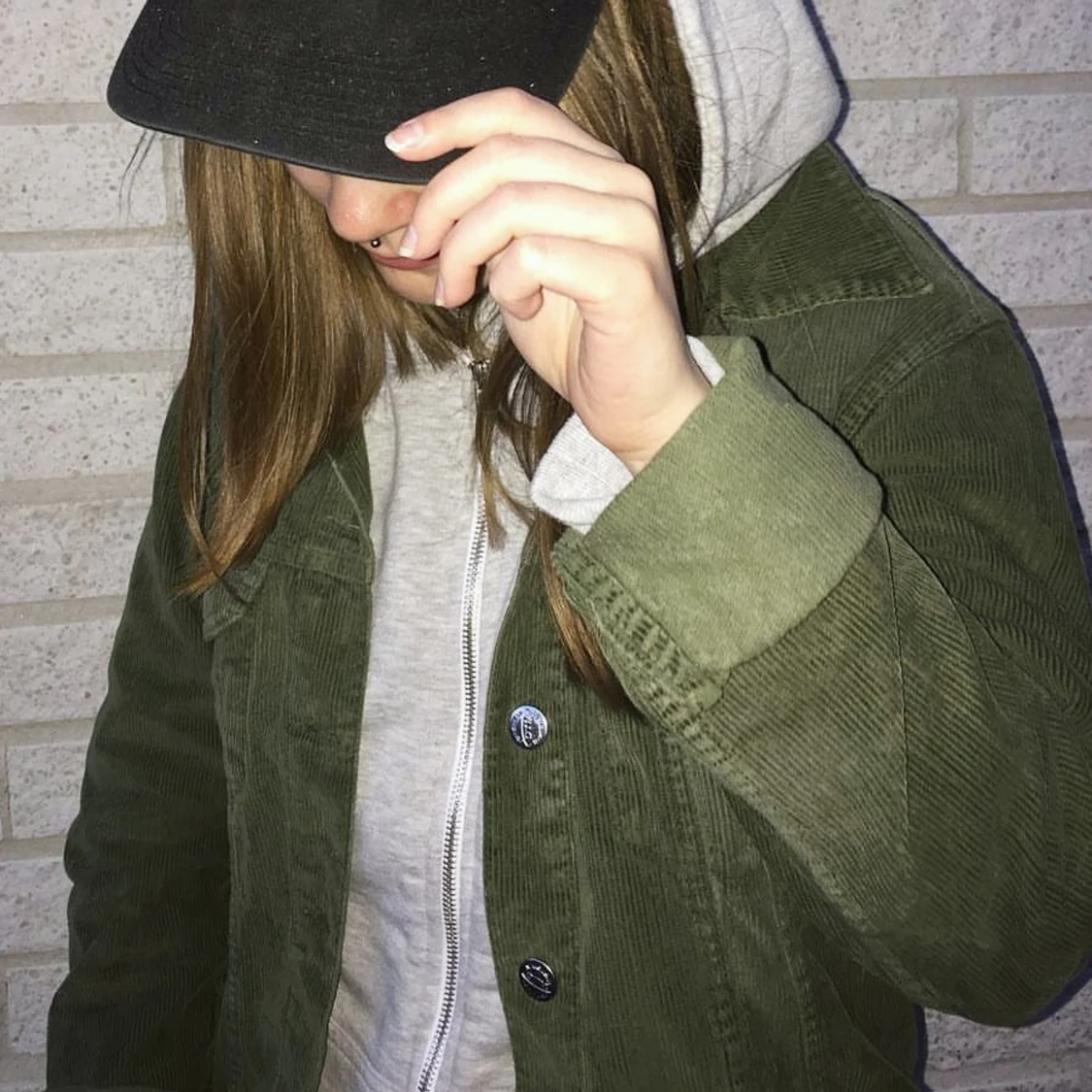 Grön manchesterjacka - 90