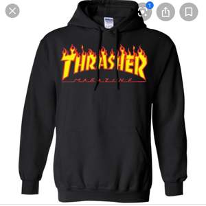 INTRESSEKOLL på min thrasher hoodie som är  väldigt sparsamt använd (köpte i vintras)