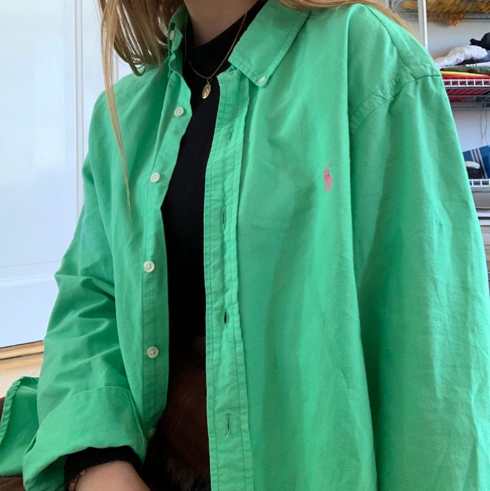 grön skjorta - Ralph Lauren | Plick Second Hand