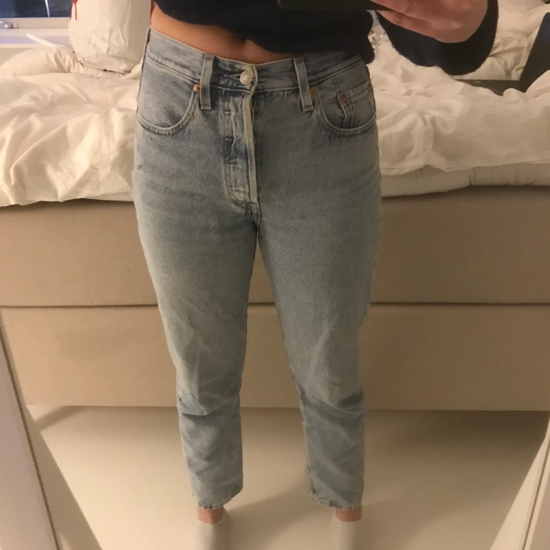 Ljusblåa Levis 501  - 91