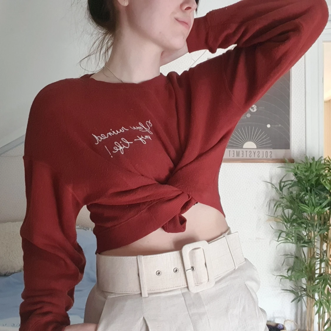 cropped sweater - 90