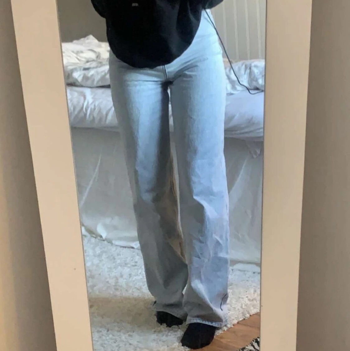 Zara jeans storlek 34, använda en gång