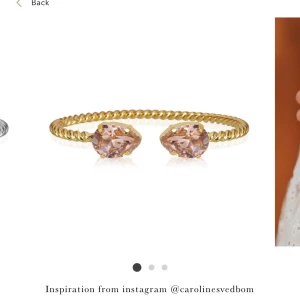 Caroline Svedbom bracelet - Mini drop bracelet Vintage Rose. Knappt använd, superfint skick!! Köpt för 600kr. Storleken går att anpassa!