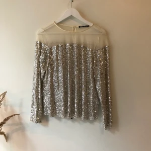Paljettröja - Från Zara. Str L