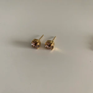 Lily & Rose örhängen - Oanvända i guld och rosa. 