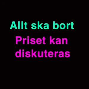 Allt ska bort - Allt jag säljer ska bort, säg ett pris så blir det nog det❤️