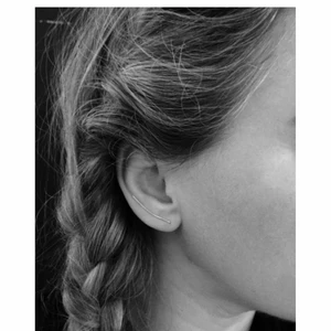 - Örhänge, handgjort i silver. Inhandlad på designmarknad men kommer aldrig till användning så säljer till någon som passar bättre i smycket! fri frakt. 