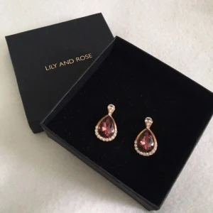  - Örhängen i vacker modell från Lily and Rose i roséfärg. Använda men i fint skick! Säljes i ursprungskartong.  Fraktkostnad tillkommer 