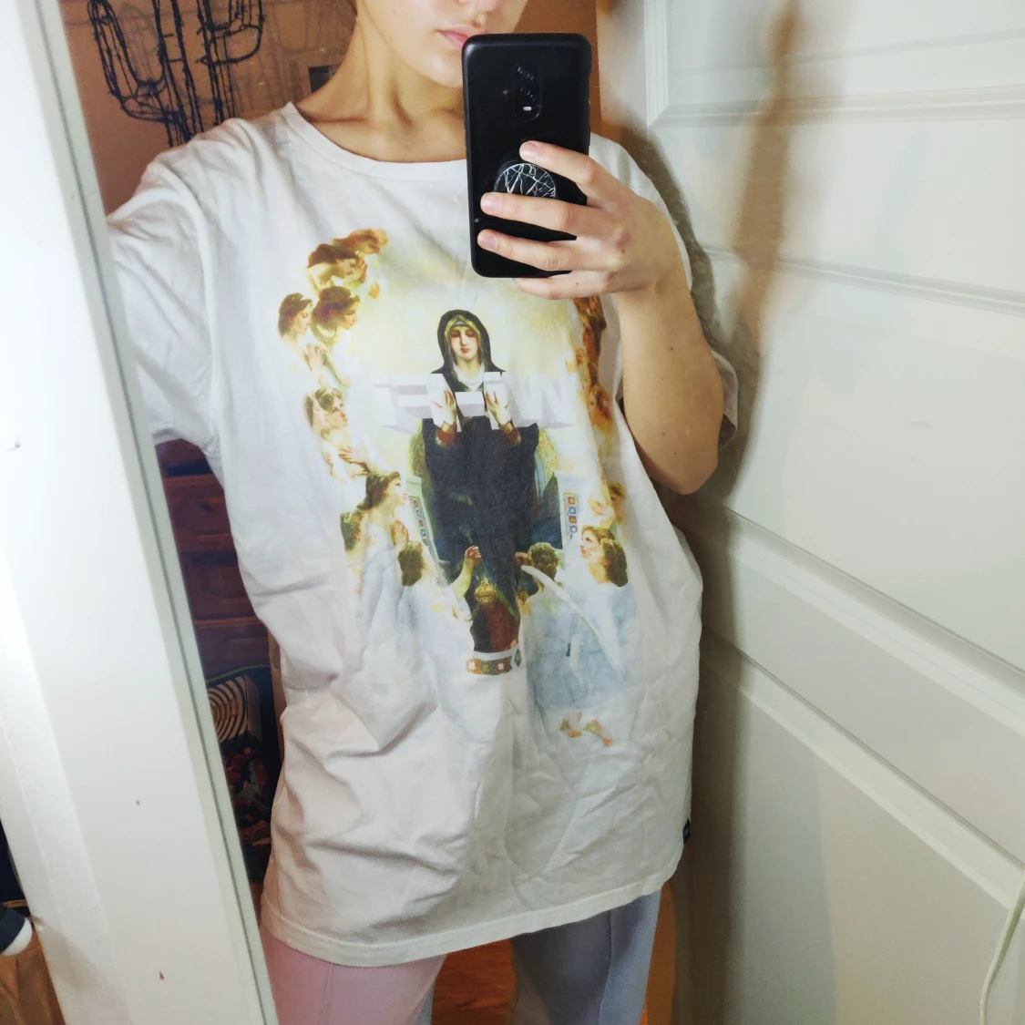 T-shirt med "wi-fi" print - 90