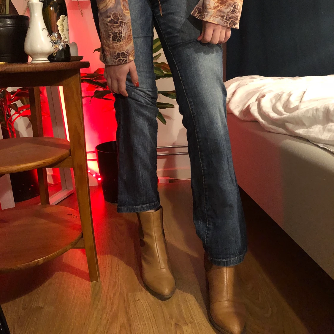 Brun orangea boots  - 90