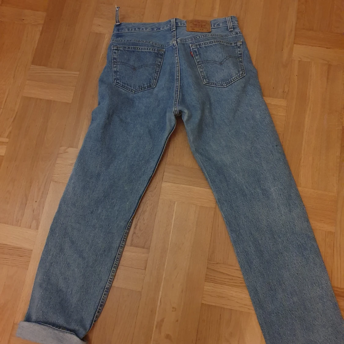 Vintage levis jeans hög midja w 34 l 32 blå färg - 90
